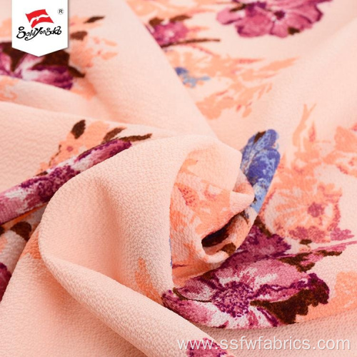 Wrinkle Resistance Plain Elegant Polyester Fabric Print